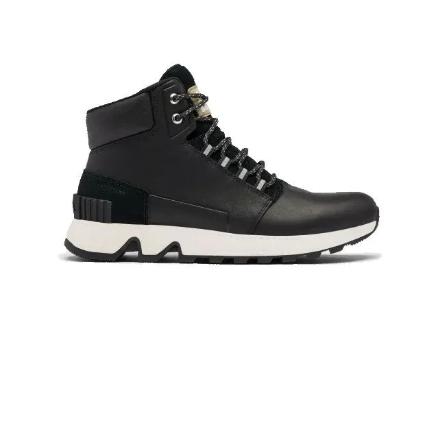 Sorel Mac Hill Mid Leather Waterproof Black Men's