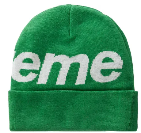 Supreme Big Logo Beanie Beanie (FW23) Green