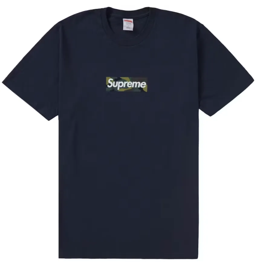 Supreme Box Logo Tee (FW23) Navy