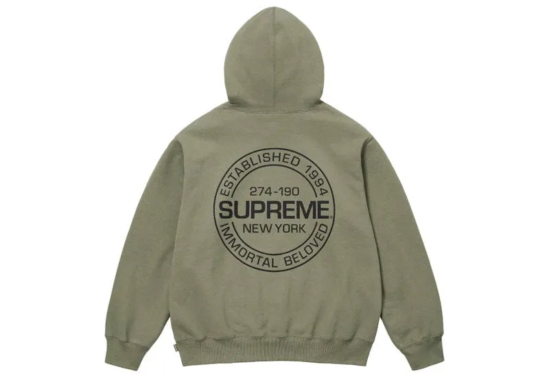 Supreme Immortal Hooded Sweatshirt Light Olive