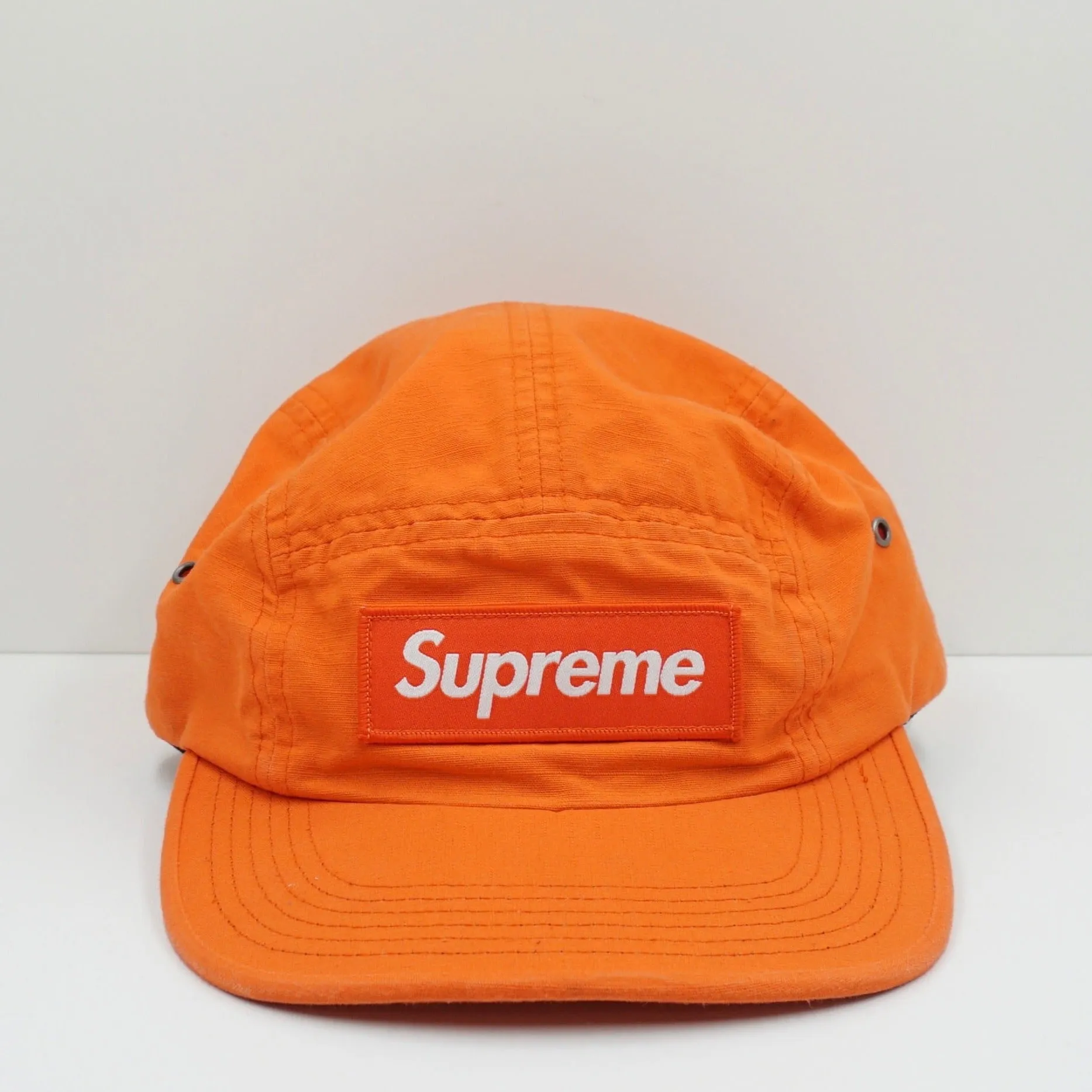 Supreme Metal D-Ring Camp Cap Orange