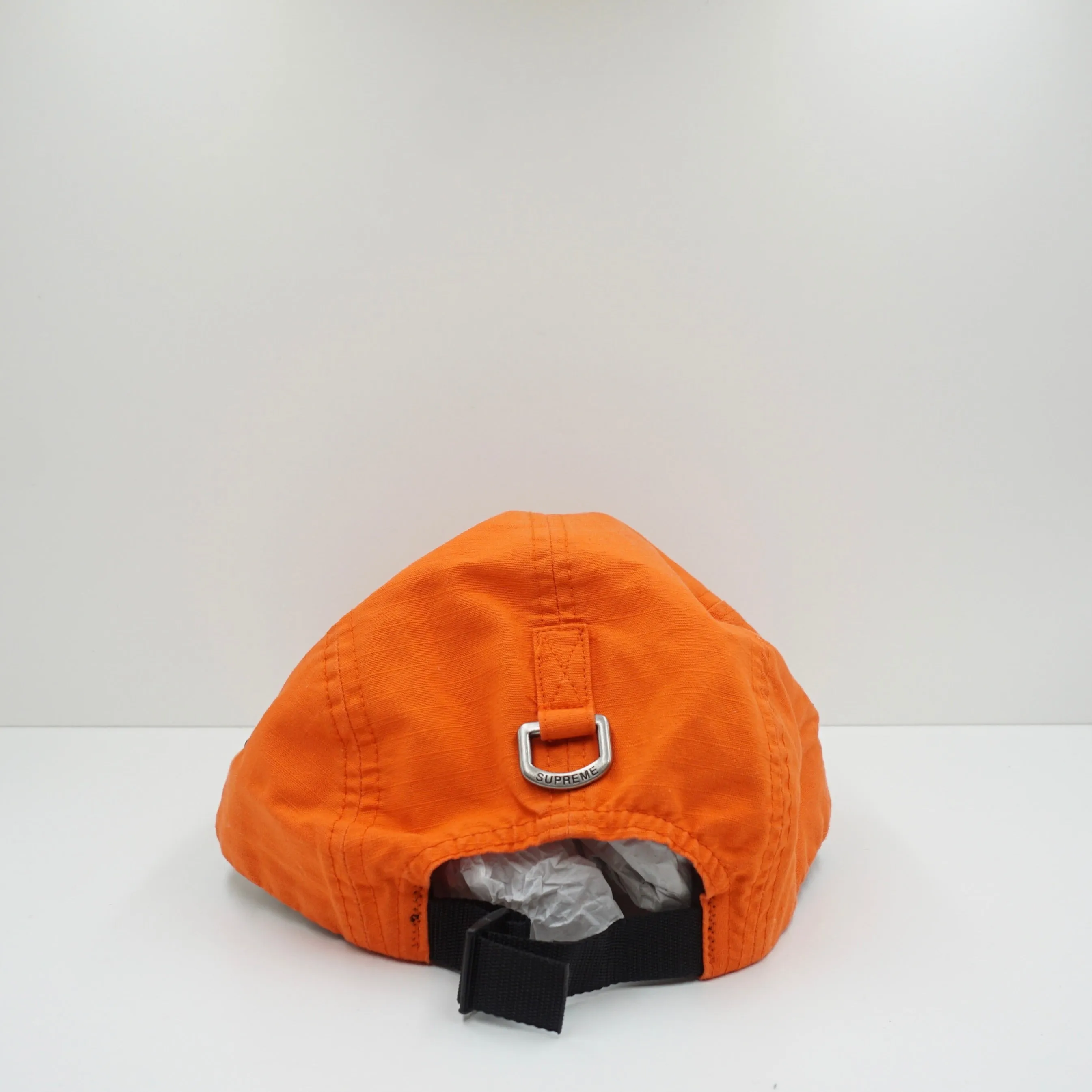 Supreme Metal D-Ring Camp Cap Orange