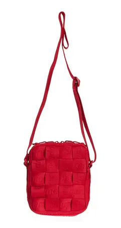 Supreme Woven Shoulder Bag Red