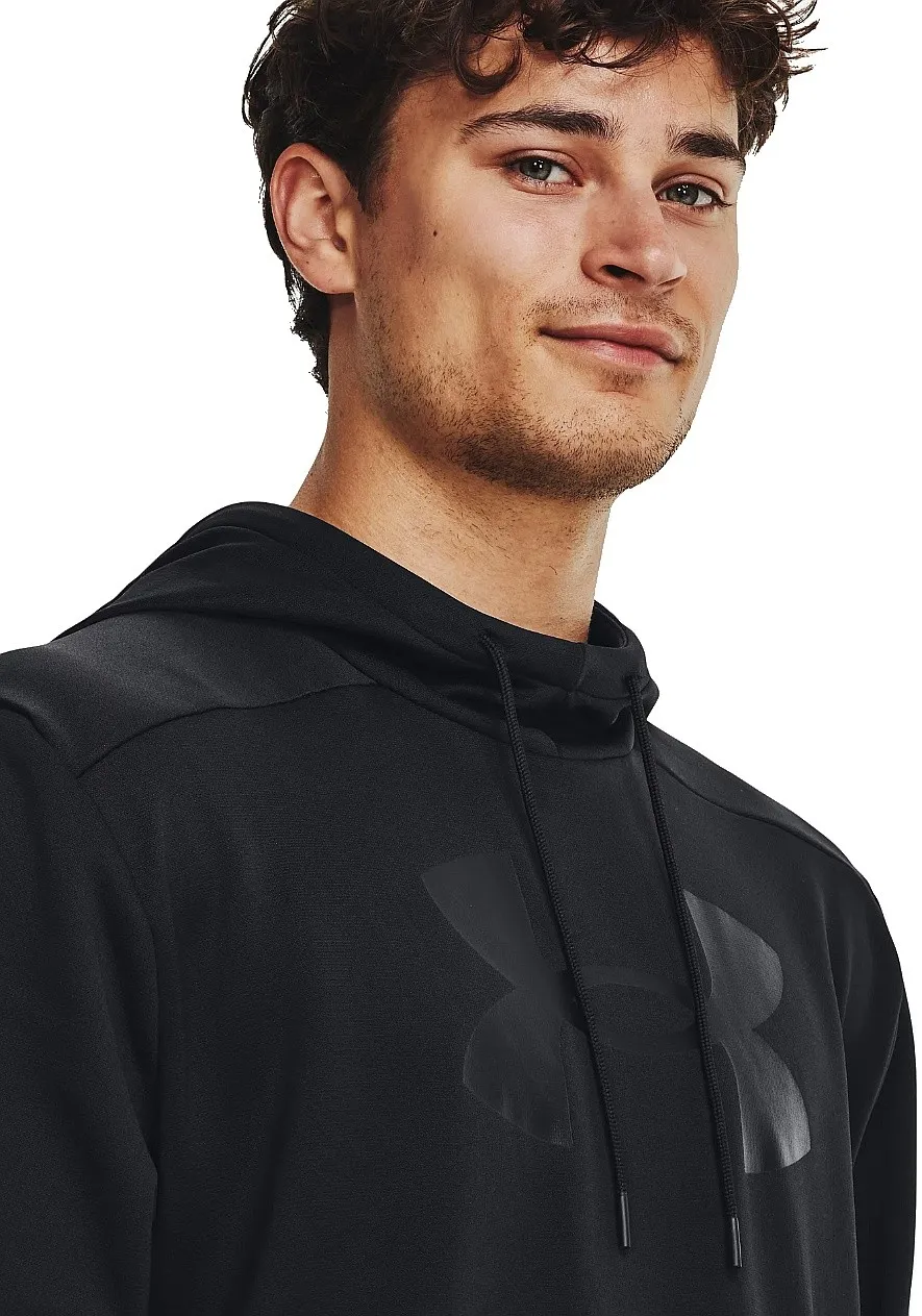 sweatshirt Under Armour Armour Fleece Big Logo - Black/Black - men´s