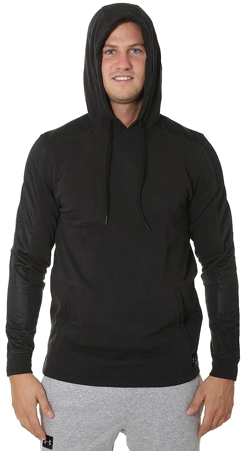 sweatshirt Under Armour Microthread Terry - 001/Black - men´s