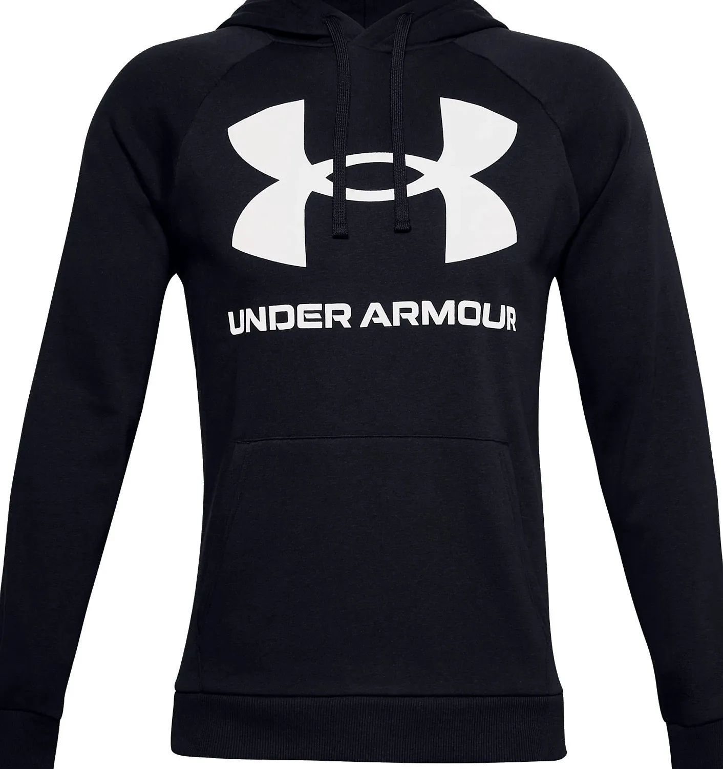 sweatshirt Under Armour Rival Fleece Big Logo - 001/Black/Onyx White - men´s