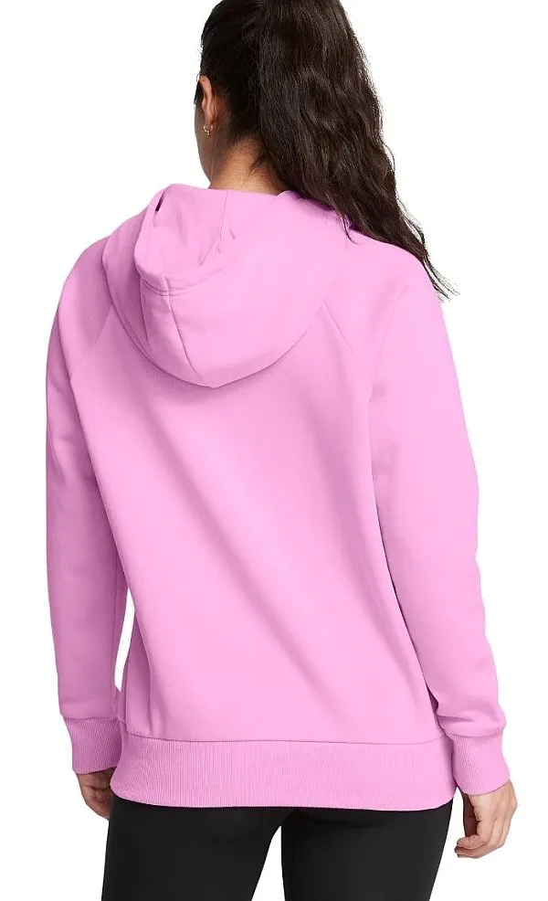 sweatshirt Under Armour Rival Fleece Big Logo - Stellar Pink/White - women´s