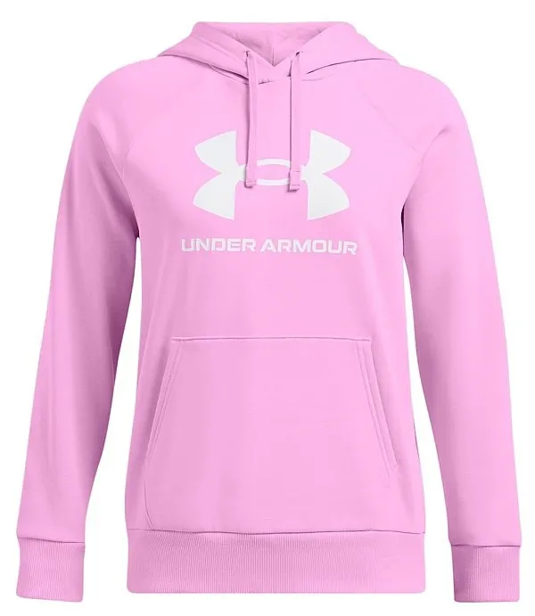 sweatshirt Under Armour Rival Fleece Big Logo - Stellar Pink/White - women´s