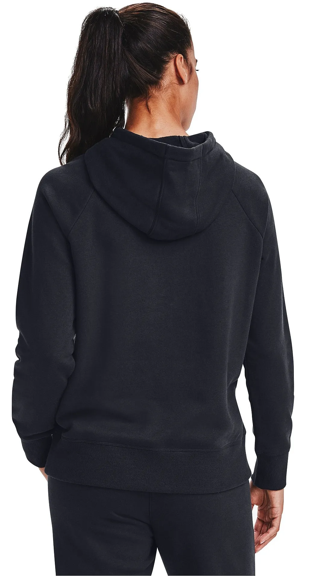 sweatshirt Under Armour Rival Fleece Logo - 001/Black/White - women´s