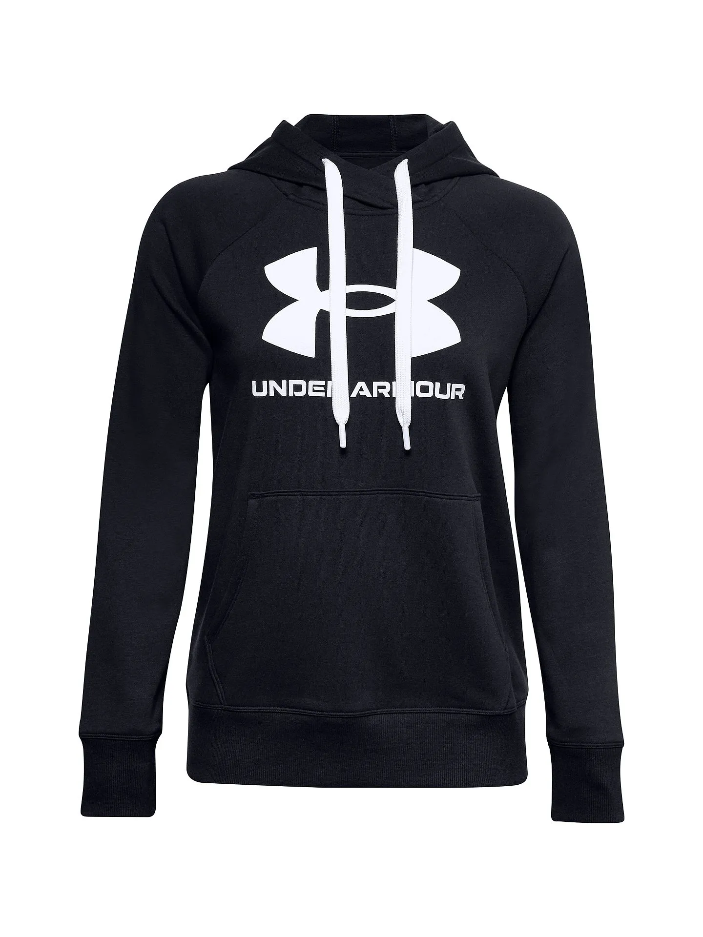 sweatshirt Under Armour Rival Fleece Logo - 001/Black/White - women´s