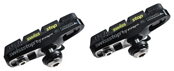 SwissStop Full FlashPro Black Prince x2 Rim Brake Pads Carbon Wheels For Shimano / Sram