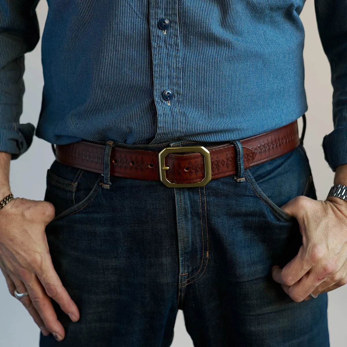 Taos Horsehide Belt No.142 | Cordovan