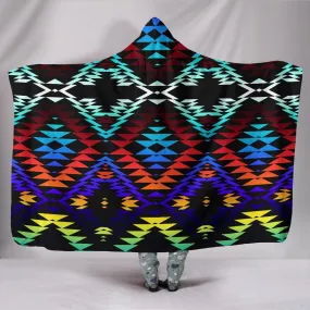 Taos Morning and Midnight Hooded Blanket