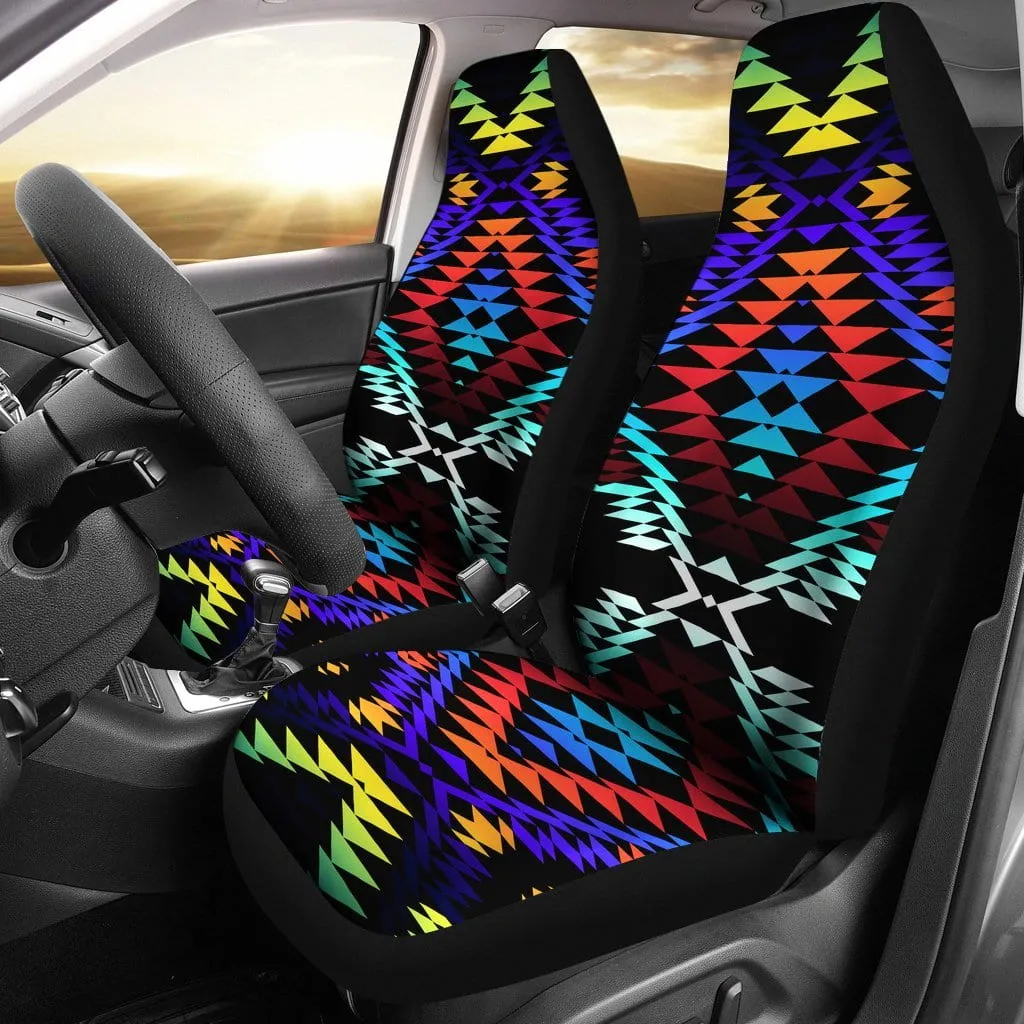 Taos Morning and Midnight Set of 2 Car Seat Covers