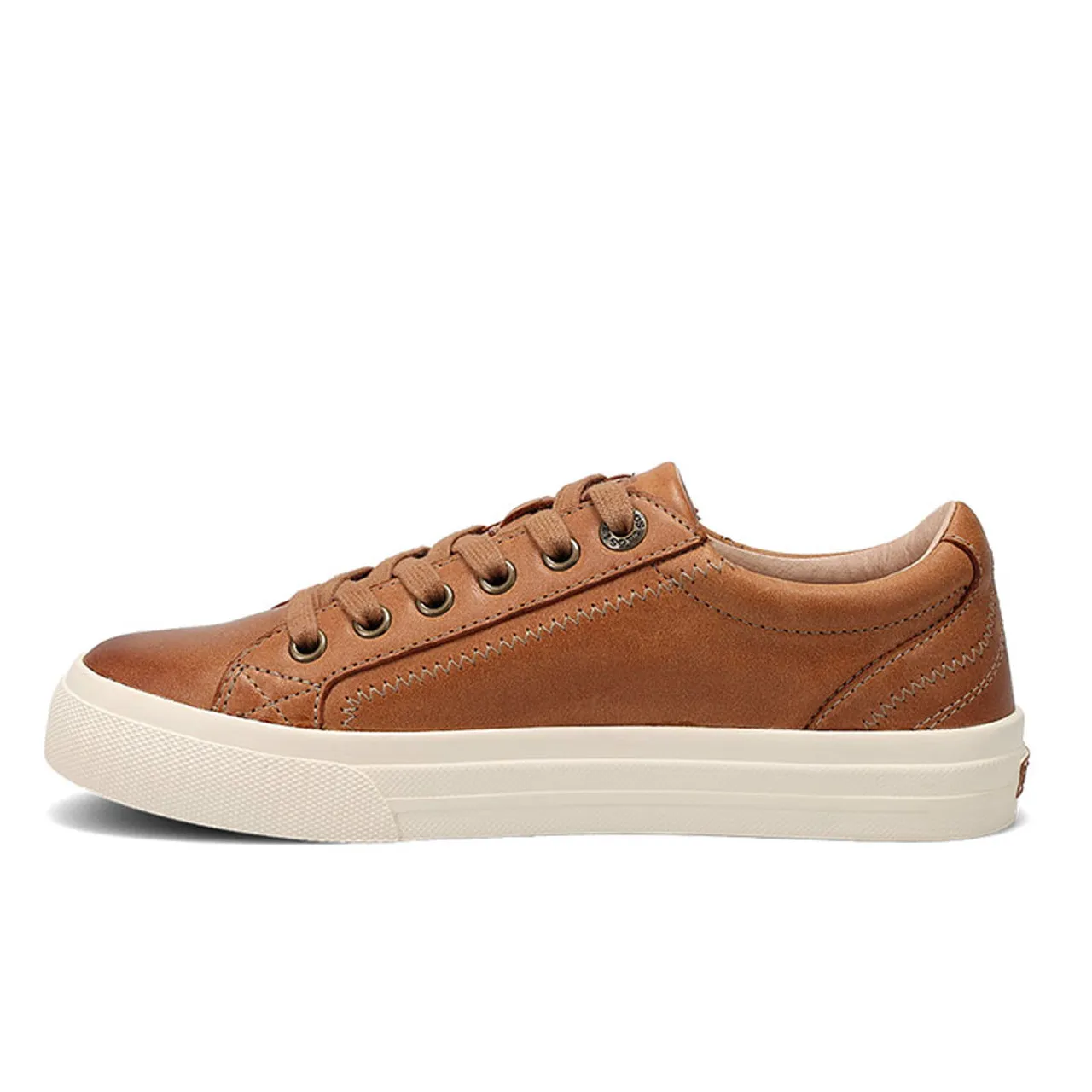 Taos PLIM SOUL LUX Leather Sneakers Caramel