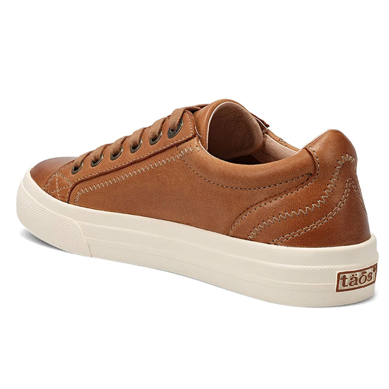 Taos PLIM SOUL LUX Leather Sneakers Caramel