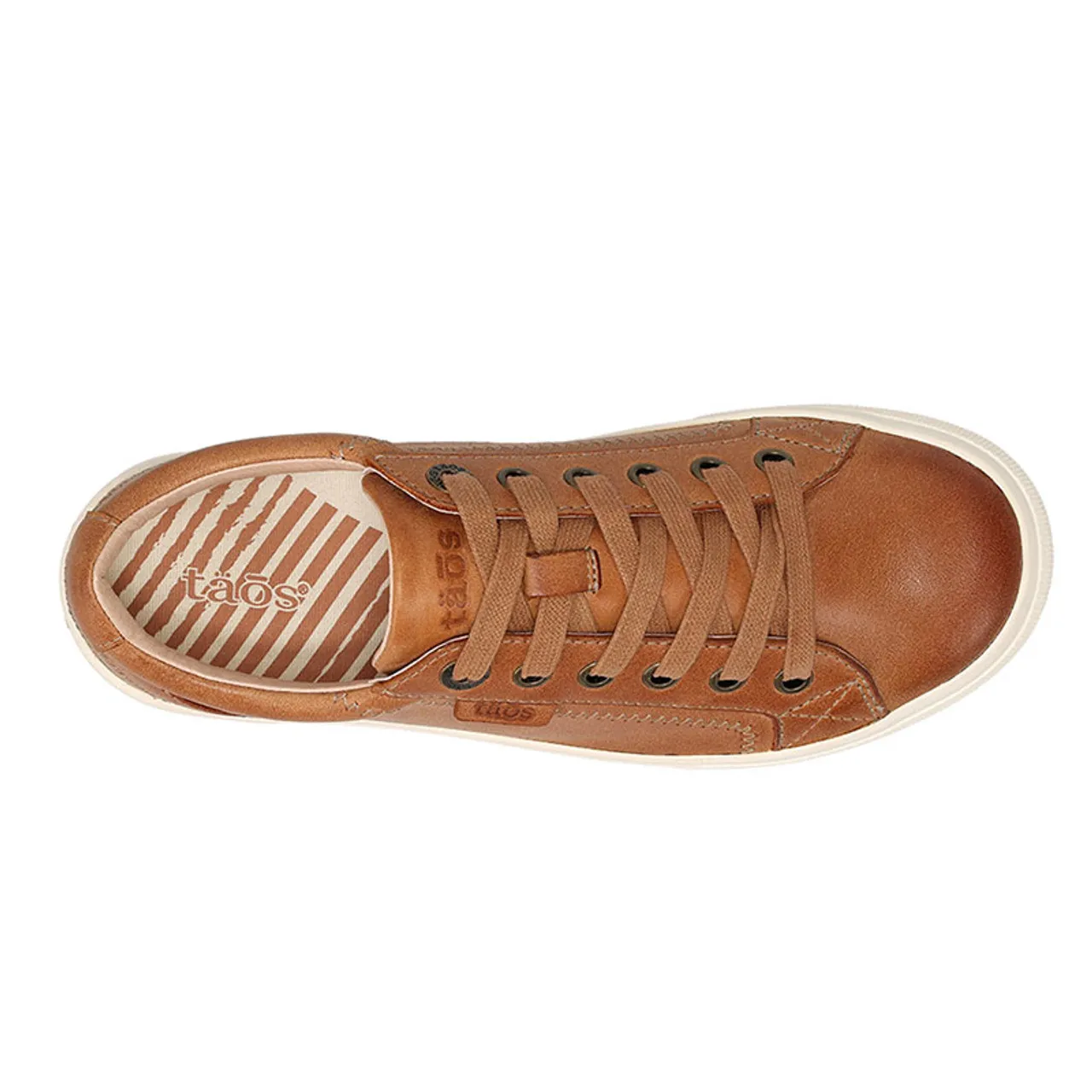 Taos PLIM SOUL LUX Leather Sneakers Caramel