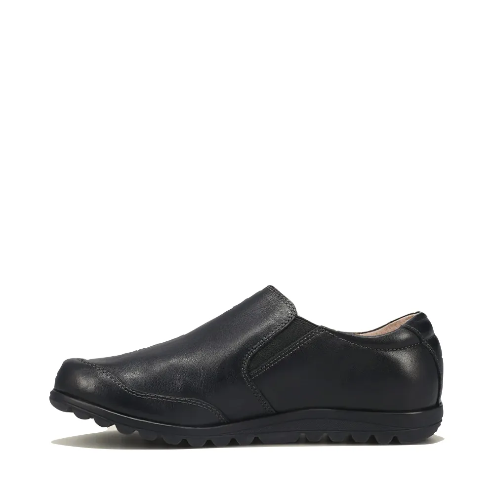 Taos Women's Blend Leather Slip On in Black