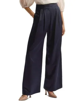 Ted Baker Teerut Satin Tailored Wide Floor Length Trousers