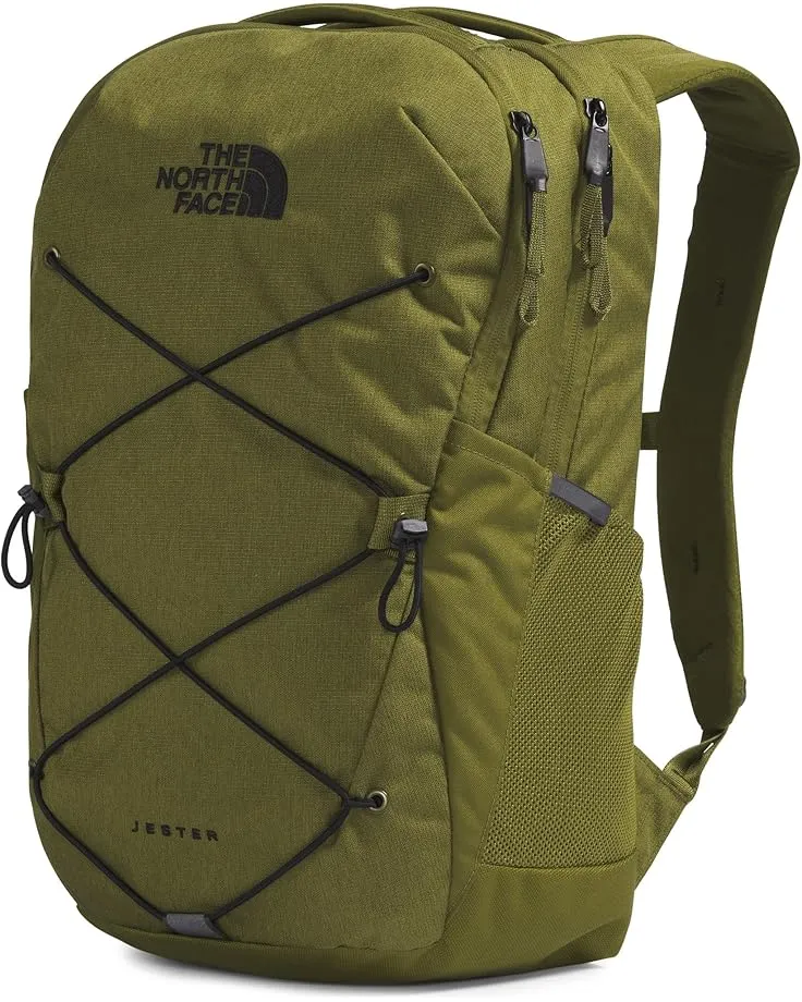 The North Face Jester Backpack-Forest Olive Light Heather/TNF Black