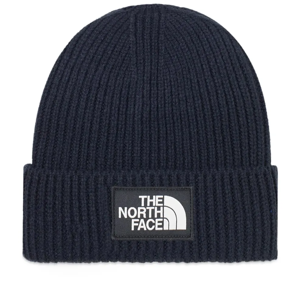 The North Face Logo Box Cuffed BeanieUrban Navy