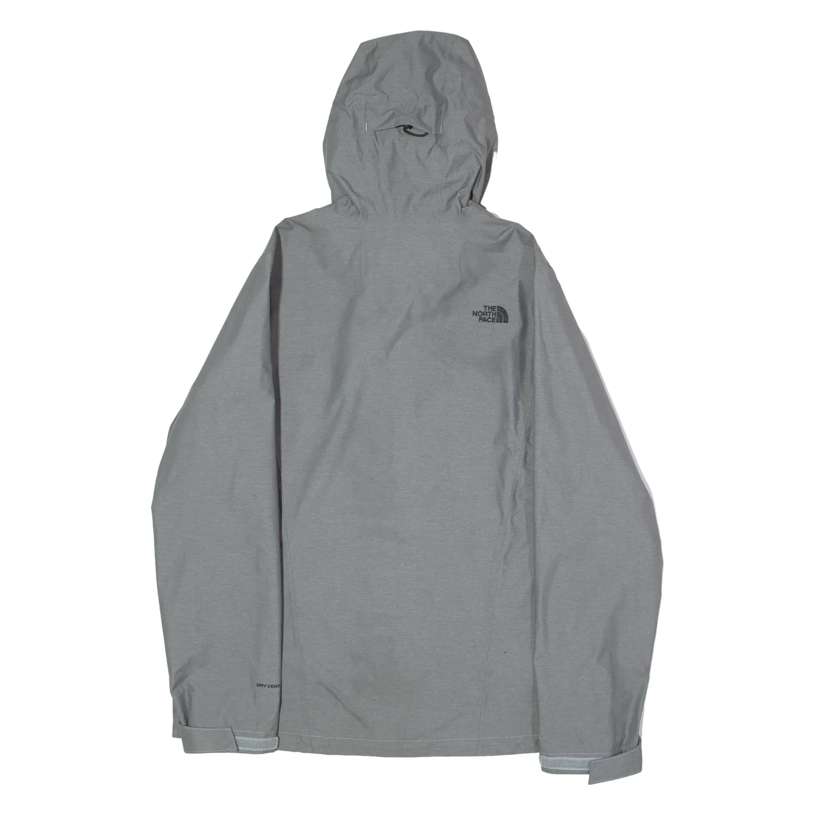 THE NORTH FACE Womens Rain Jacket Grey Hooded XL