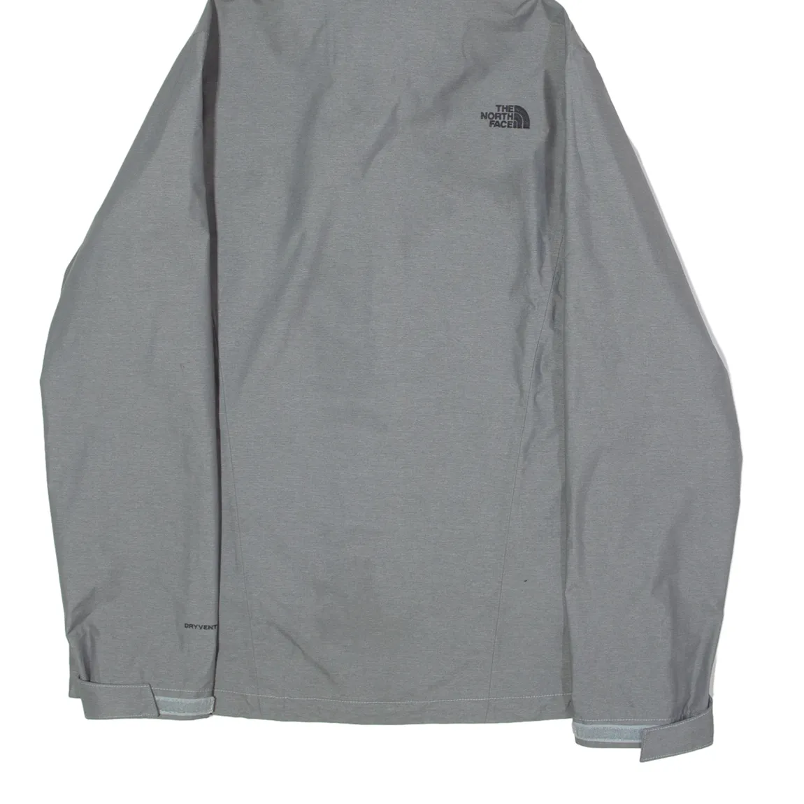 THE NORTH FACE Womens Rain Jacket Grey Hooded XL