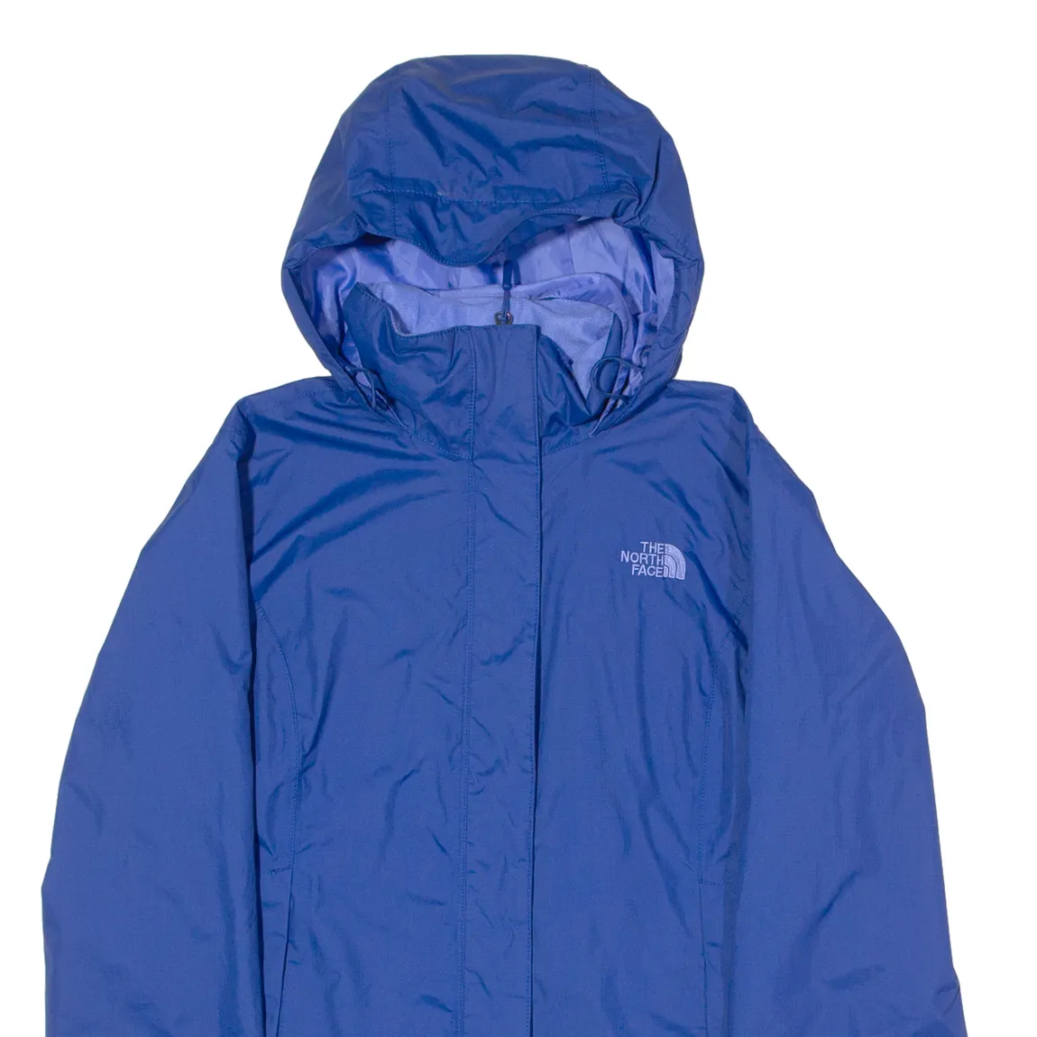 THE NORTH FACE Womens Rain Jacket Purple Nylon Hooded M