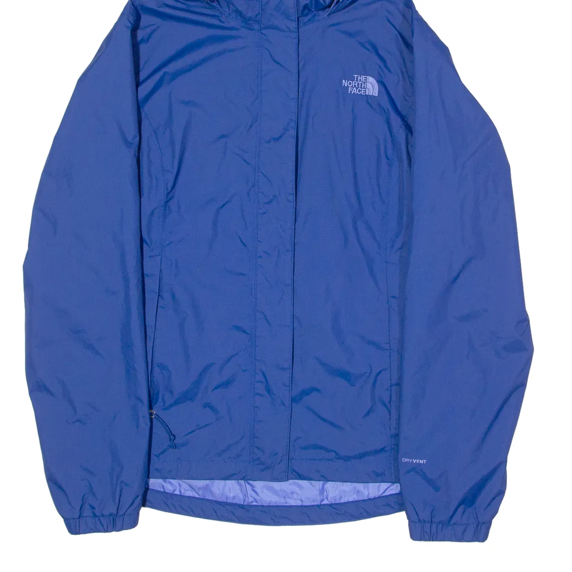 THE NORTH FACE Womens Rain Jacket Purple Nylon Hooded M