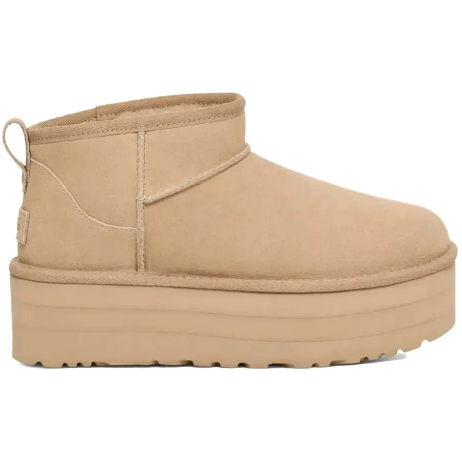 Ugg Classic Ultra Mini Platform Boot Mustard Seed