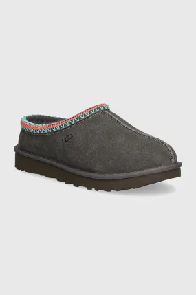 UGG suede slippers Tasman gray color 5955-DGRY