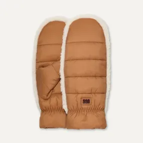 UGG UGGFluff Mitten in Chestnut 101019