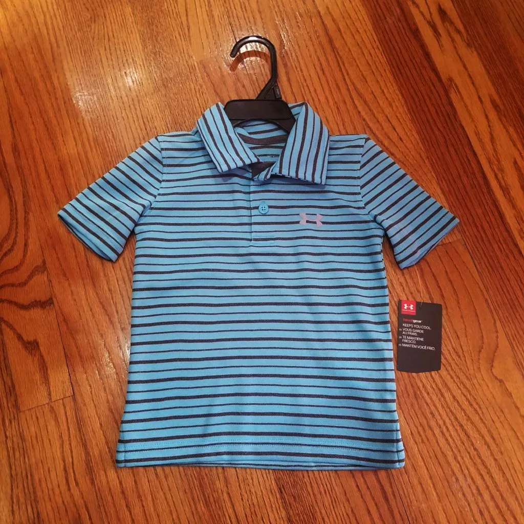 Under Armour Boys Striped Polos (3 Colors)