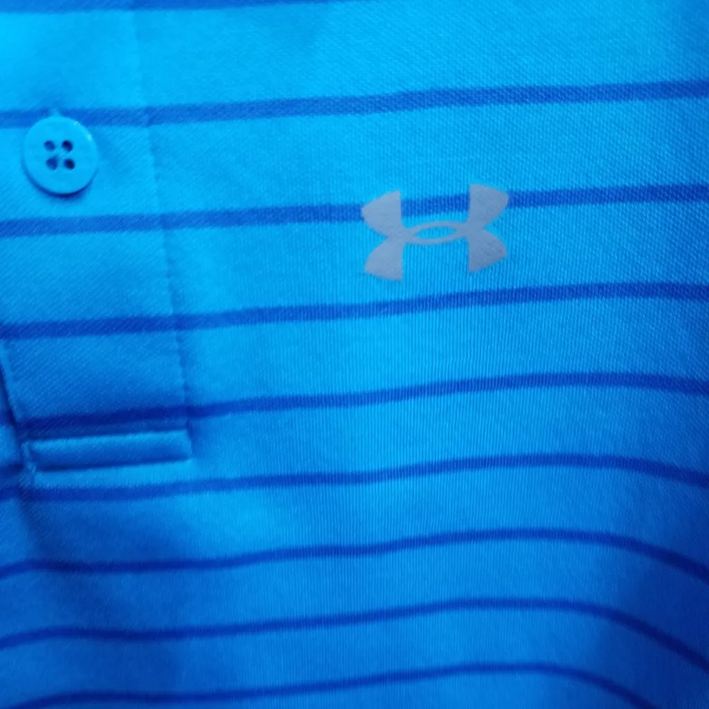 Under Armour Boys Striped Polos (3 Colors)