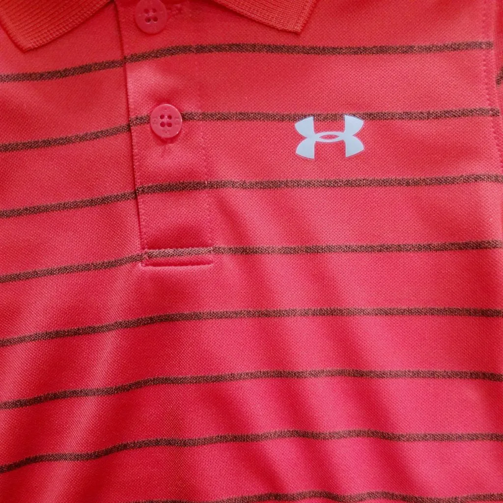 Under Armour Boys Striped Polos (3 Colors)