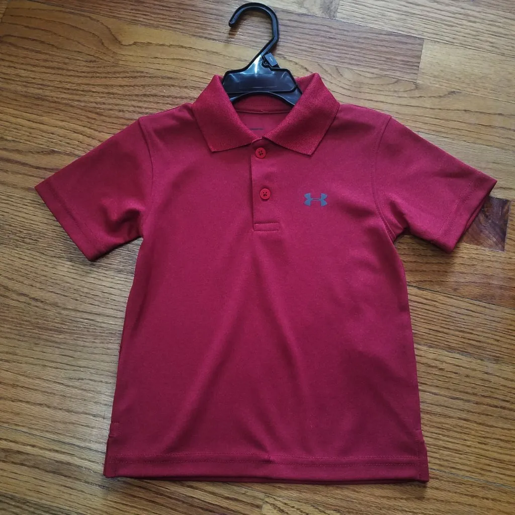 Under Armour Boys Striped Polos (3 Colors)