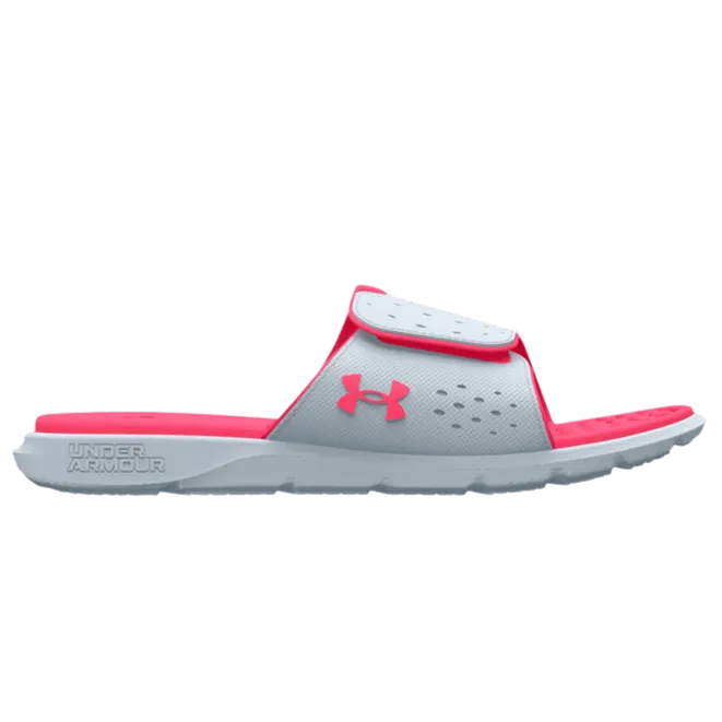 Under Armour Halogen Blue/Pink Shock Ignite 7 Slide