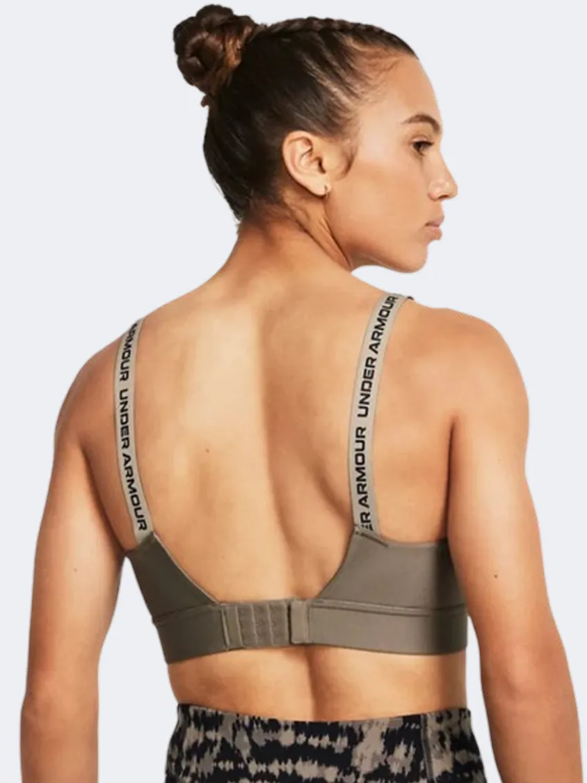 Under Armour Infinity 2 Women Training Bra Taupe Dusk/Black