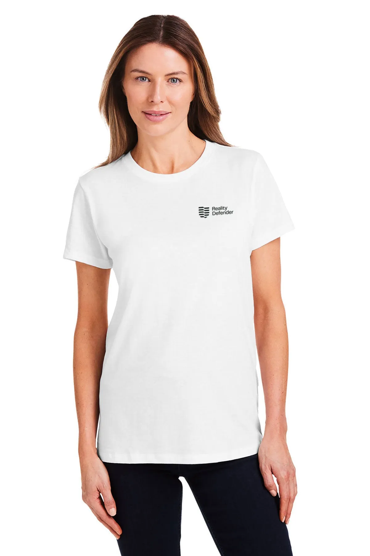 Under Armour Ladies Athletic 2.0 T-Shirt, White [Reality Defender]