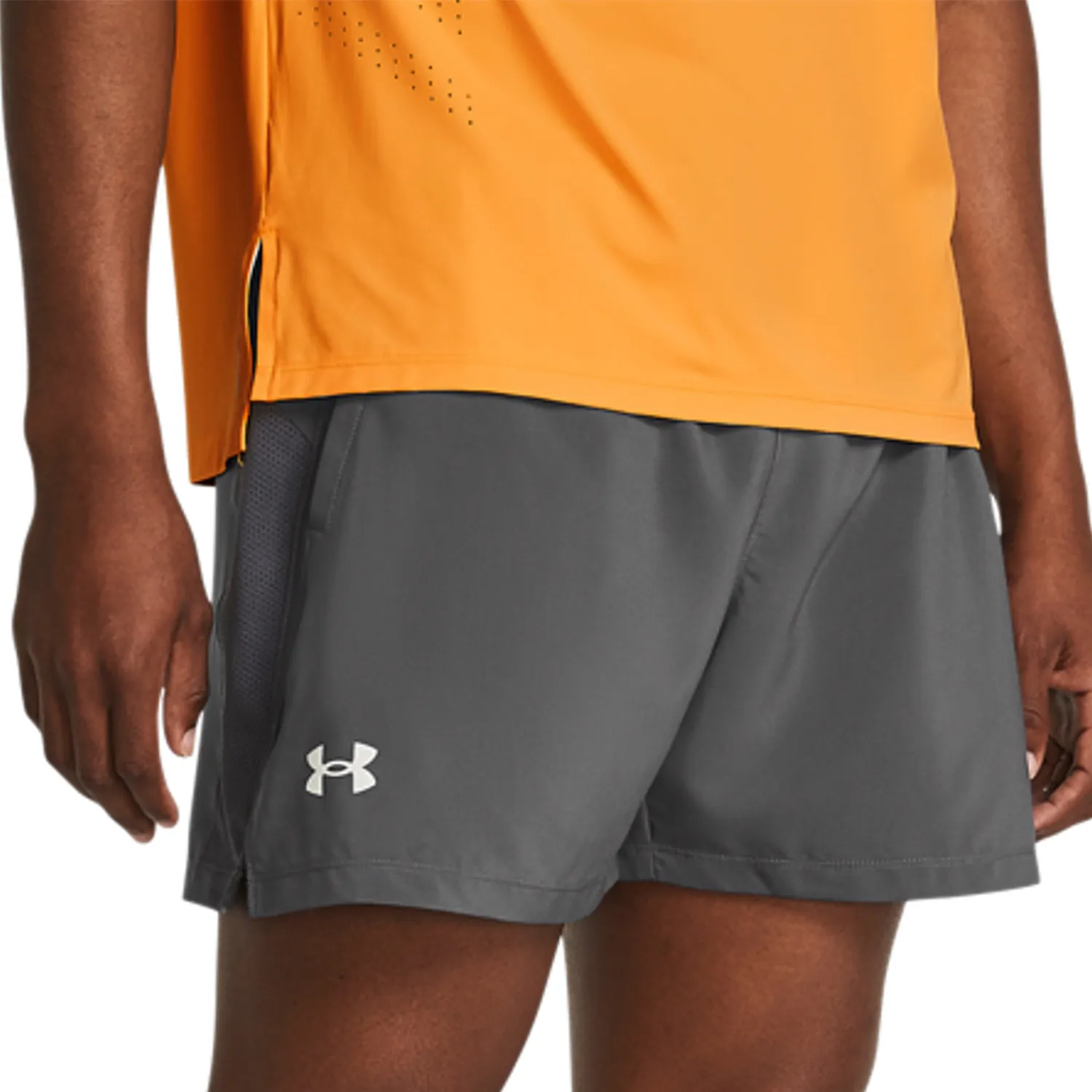 Under Armour Launch 5in Pantaloncini  Castlerock/Reflective