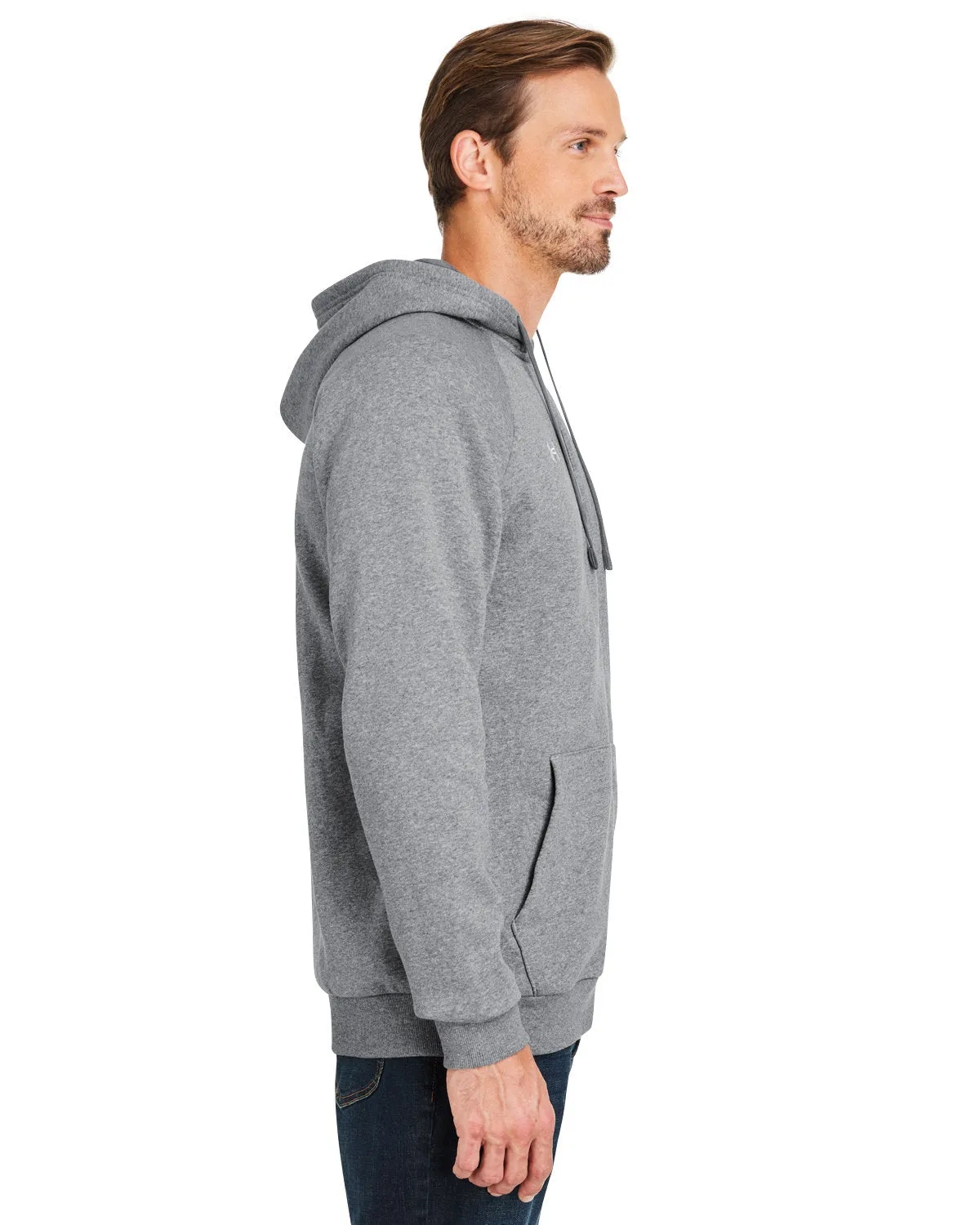 Under Armour Mens Rival Fleece Custom Full-Zips, Grey Light