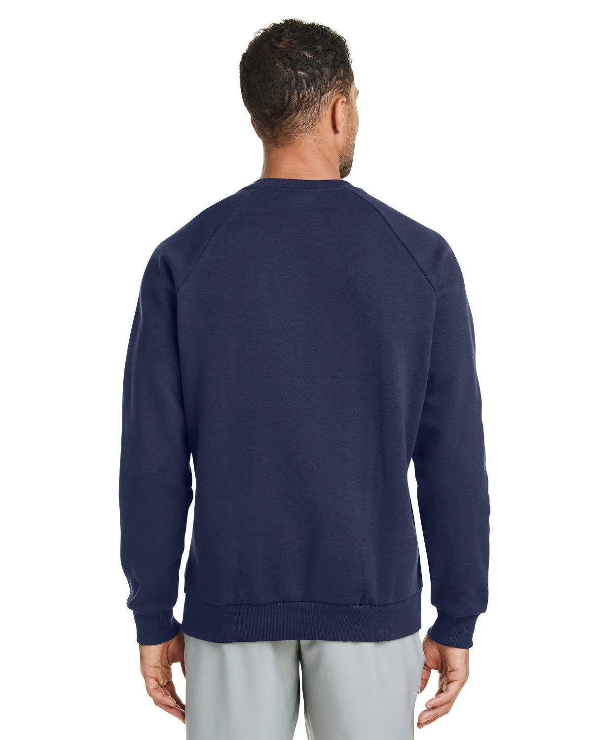 Under Armour Mens Rival Fleece Custom Sweatshirts, Medium Navy