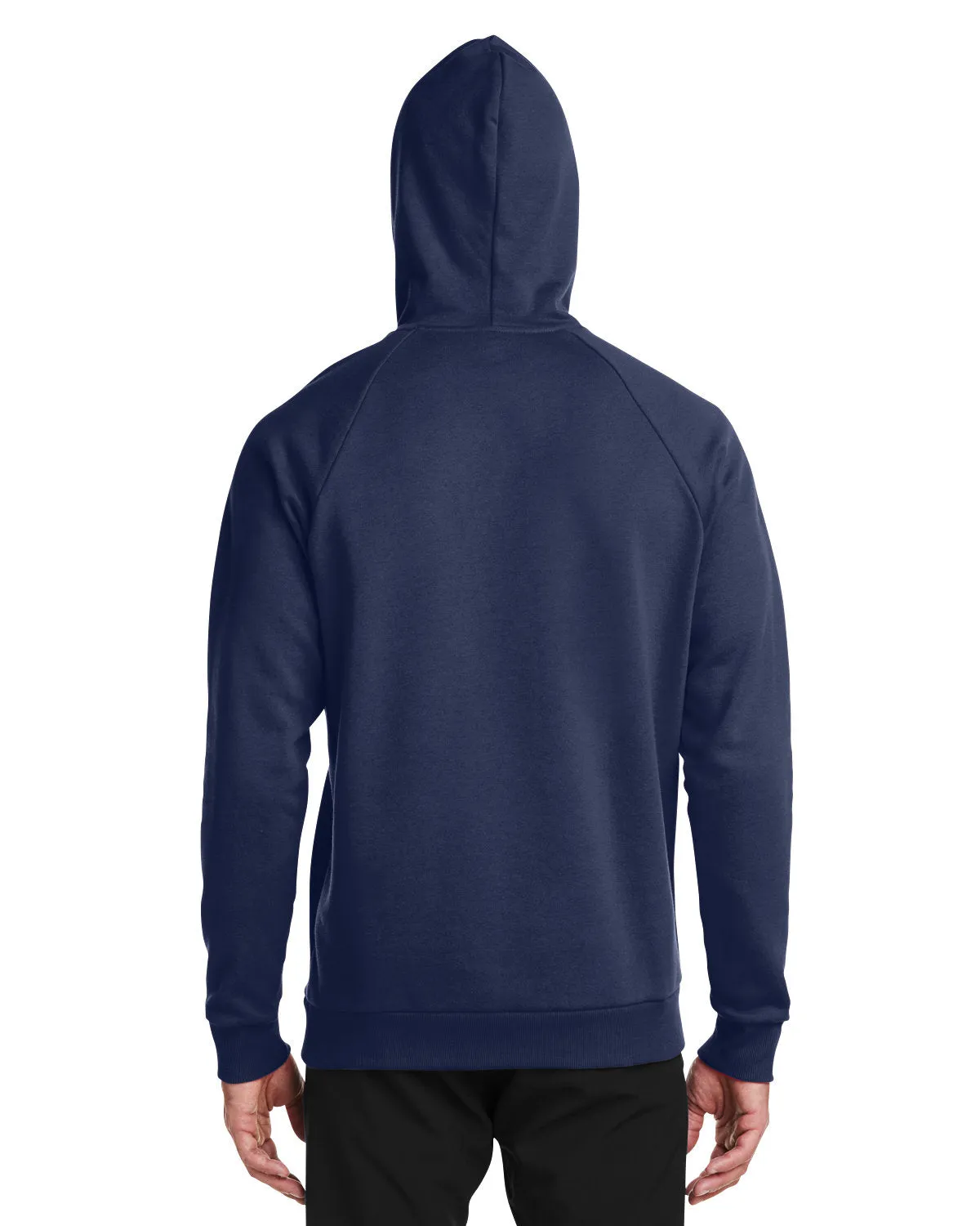 Under Armour Mens Rival Fleece Hooded Custom Sweatshirts, Medium Navy