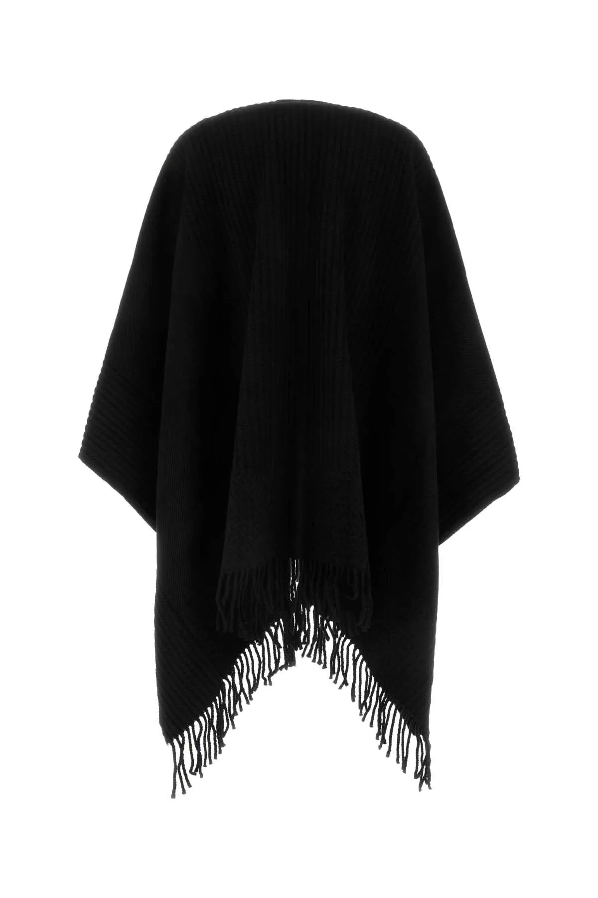 Valentino Garavani Black Cashmere Cape