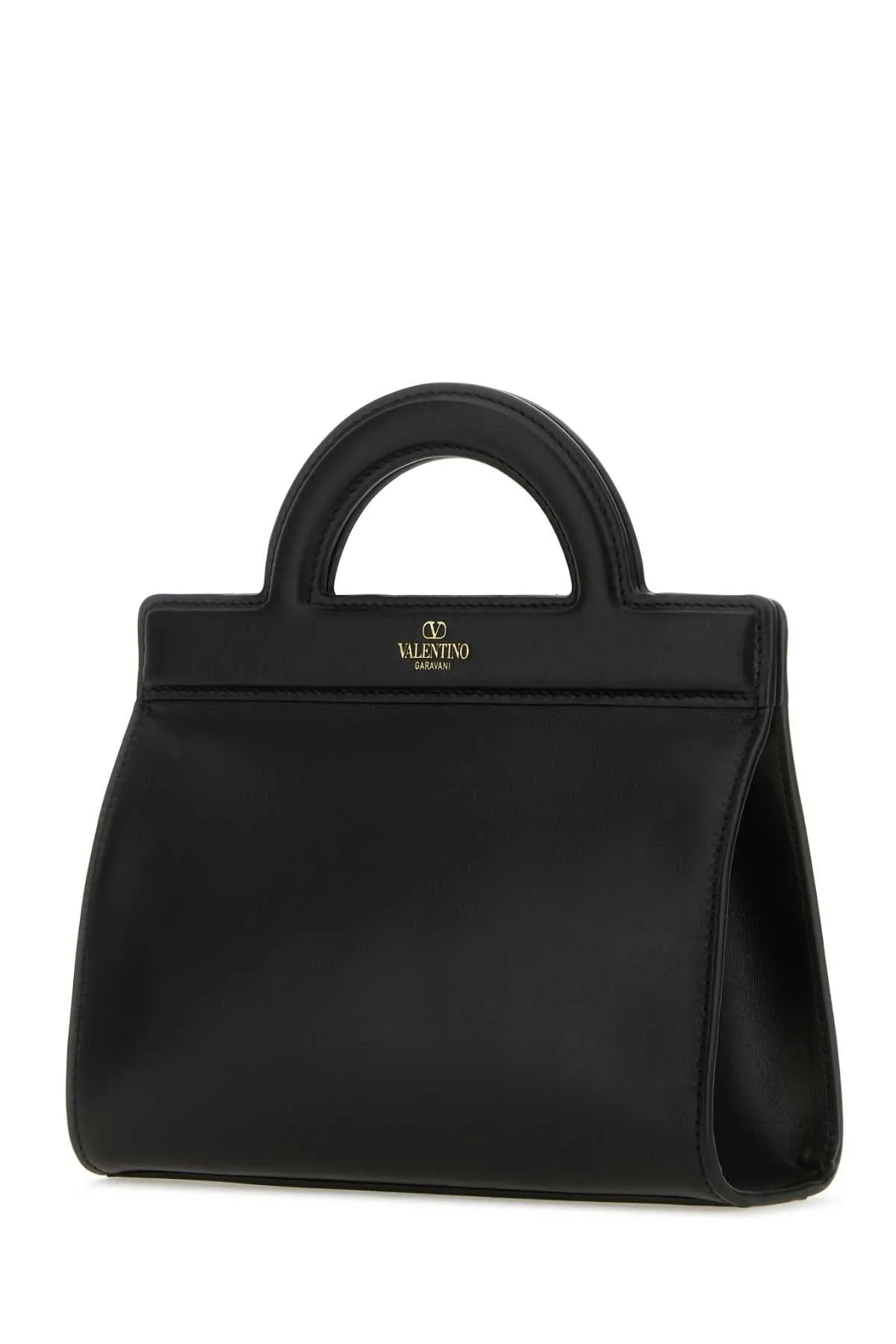 Valentino Garavani Black Leather Handbag