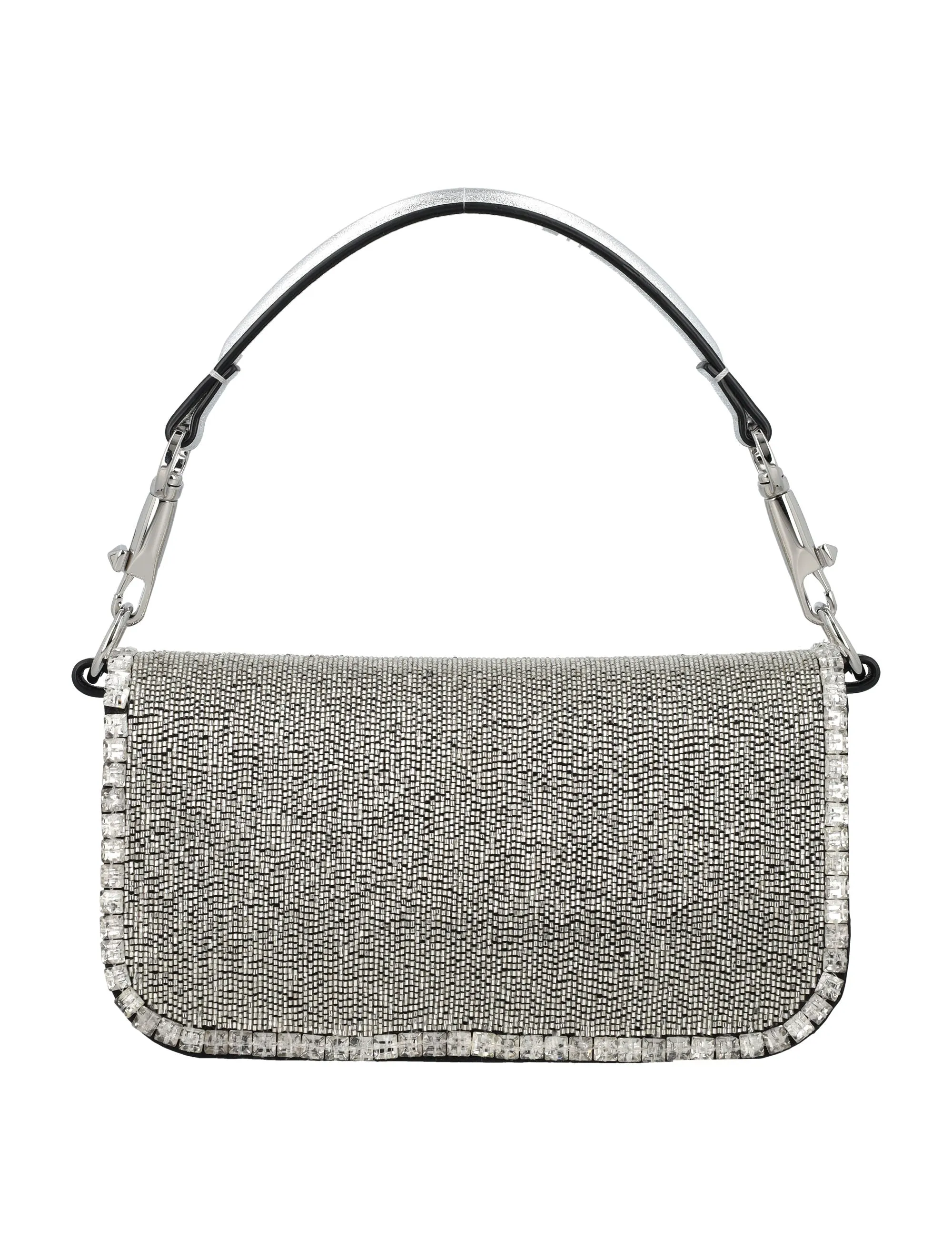 VALENTINO GARAVANI Mini Jewel-Embellished Silk Handbag