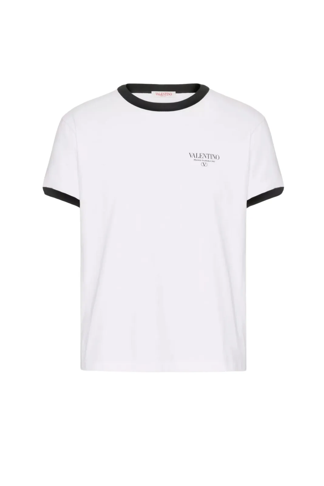 Valentino Garavani Print cotton T-Shirt White Black