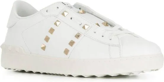 Valentino Garavani Rockstud Untitled leather sneakers White