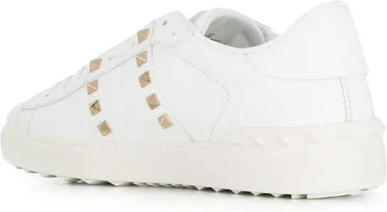 Valentino Garavani Rockstud Untitled leather sneakers White