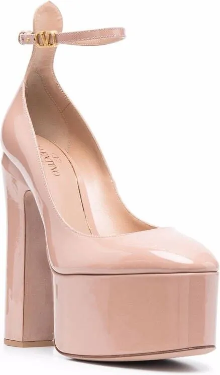 Valentino Garavani Tan-Go 155mm platform pumps Pink